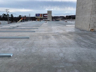 BEFORE metal Building Erection Project in Worcester MA