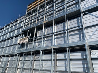 Metal Building Erection Project in Worcester MA