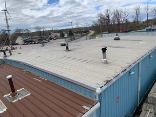 Roof retro fit project in Johnston RI